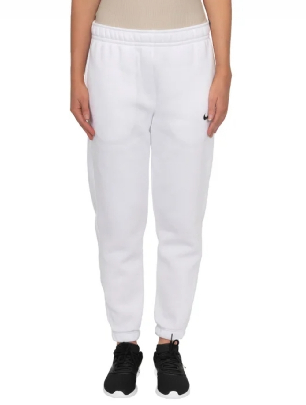 New!!! Nike Women's Girls Fleece Jogger White Cotton Soft Color Size Medium NWT! - Picture 2 of 10